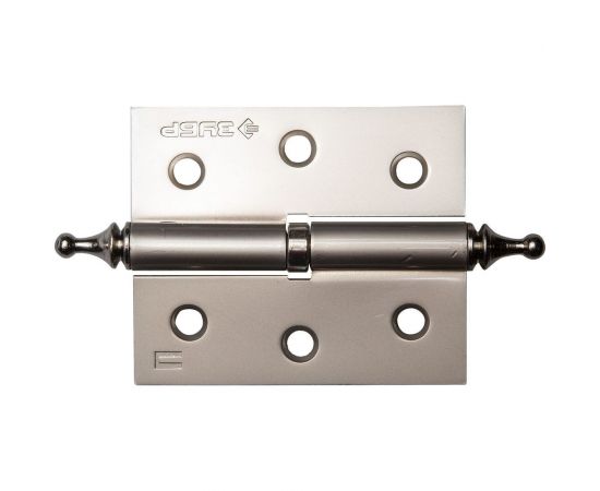 Дверная разъемная петля Зубр Эксперт 1 подшипник цвет матовая никель PN левая с крепежом 75x63x2.5 мм 2 шт. 37605-075-4L 