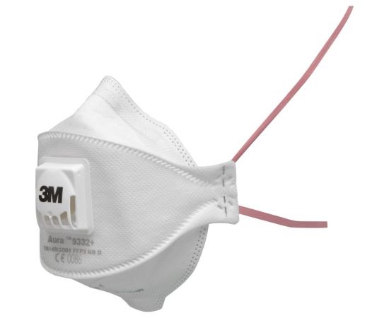 Фильтрующая полумаска 3М Aura 9332+ класс защиты FFP3 NR D, 10 ш/уп 7000034715 