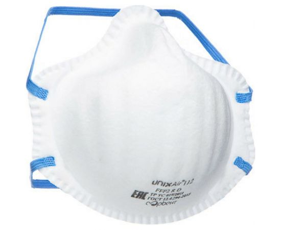 Формованная фильтрующая полумаска UNIX Air 111 FFP1 R D сварка, 5 штук 102-044-0002 