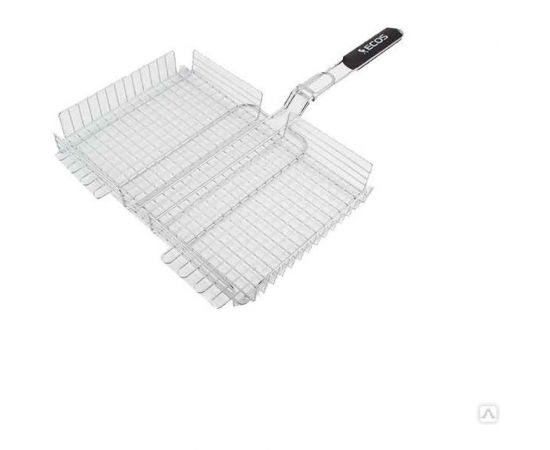 Глубокая решетка для барбекю Ecos RD-103C регулируемая глубина, р-р 40х27х5 см, общая длина 62 см 999609 