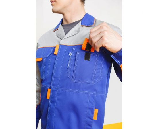 Костюм СОЮЗСПЕЦОДЕЖДА Профессионал-2 василек/светло-серый, р. 48-50, рост 182-188 1960008002040 – изображение 13