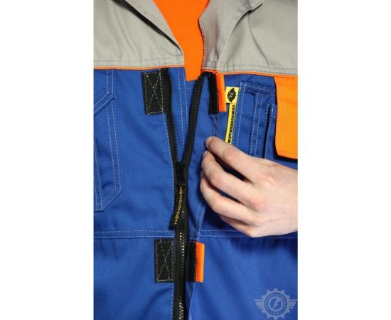 Костюм СОЮЗСПЕЦОДЕЖДА Профессионал-2 василек/светло-серый, р. 48-50, рост 182-188 1960008002040 – изображение 15