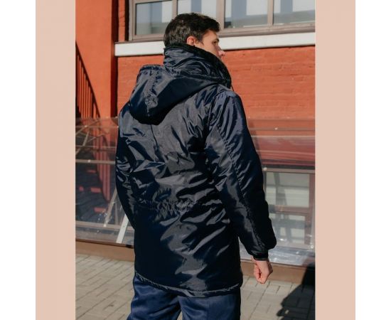 Утепленная куртка ООО ГУП Бисер Инженер Grey, Оксфорд, темно-синий/серый/красный, р-р 52-54 рост 182-188 4670132028157 – изображение 2