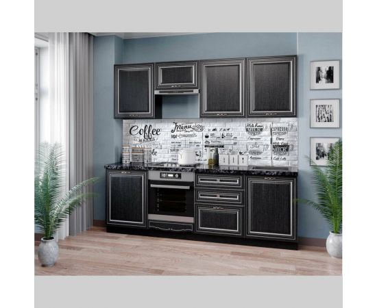 Кухонный фартук Оптион КОФЕЙНОЕ МЕНЮ (ABS; с уф-печатью; 2000x600x1,5 мм) 80644 – изображение 2