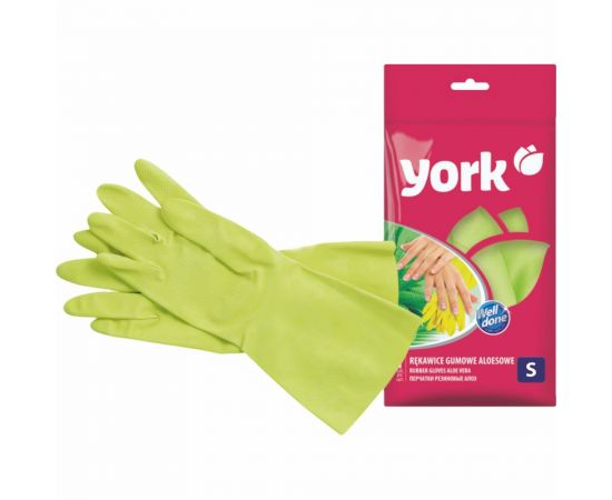 Резиновые перчатки YORK Алоэ р.S 092160 – изображение 2