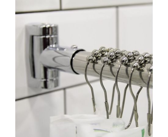 Прямой карниз для шторы на прямоугольную ванну Радомир 2 м хром 1-12-2-0-0-994 – изображение 2