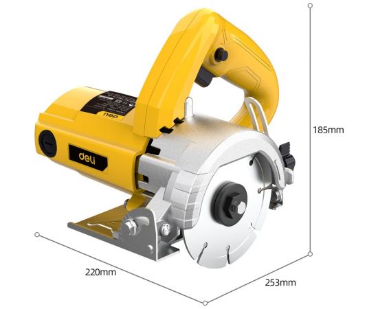 Электрический плиткорез DELI дисковая пила по плитке/мрамору/камню DL-YS110-E1 103013 – изображение 7