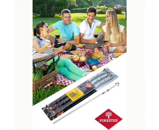 Набор шампуров Forester Слоны, для крупных кусков, 6 шт. RZ-600ELB – изображение 9