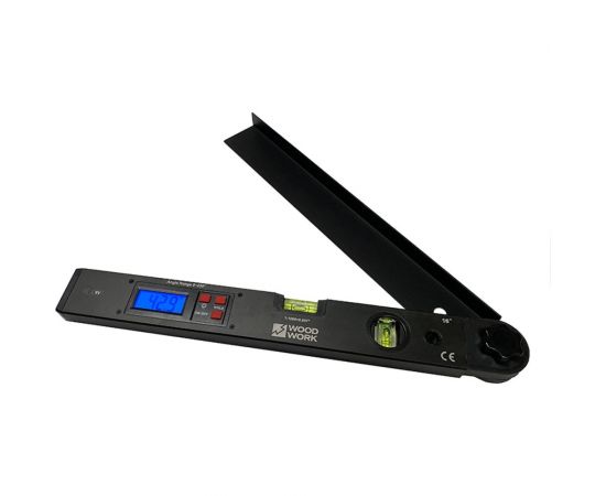 Цифровой угломер с двумя пузырьковыми уровнями WOODWORK DP-02 
