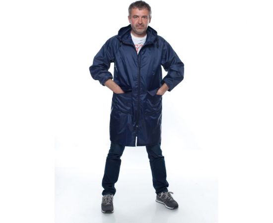 Влагозащитный облегченный плащ-дождевик БЕРТА 800-60-62, синий 