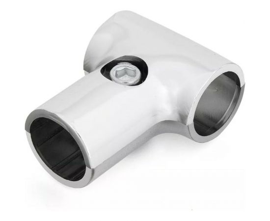 Усиленный соединитель 2-х труб Т-образно Palladium JF-09 CP СТ-00001044 