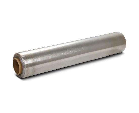 Стрейч-пленка Кордленд вторичная, 500 мм x 23 мкм, 1,8 кг, прозрачный, Р STR-00392 