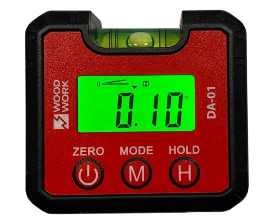 Цифровой магнитный уклономер с уровнем WOODWORK DA-01 