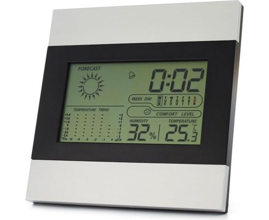 Комнатная метеостанция с памятью, часами и будильником REXANT 70-0501-4 