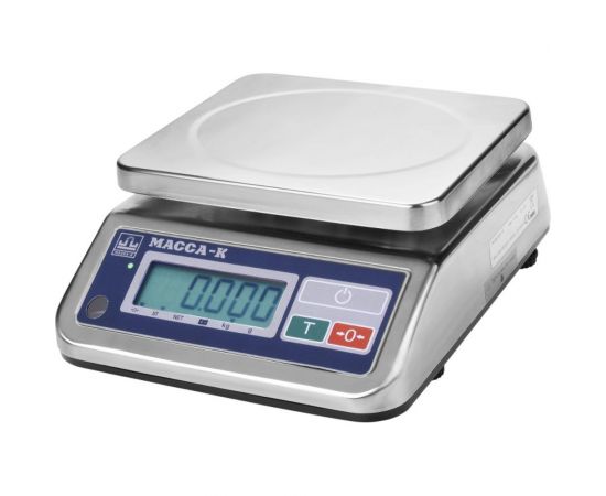 Настольные весы из нержавеющей стали МАССА-К НС-15.P 59033 