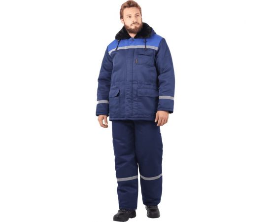 Утепленный костюм ГК Спецобъединение МЕТЕЛИЦА темно-синий/василёк, р. 104-108, рост 158-164 Кос 306/104/158 