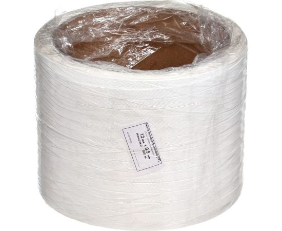 Лента Кордленд ПП 12x0,5x0,5км (120кгс) белый, М/ПА PP-00715 – изображение 2