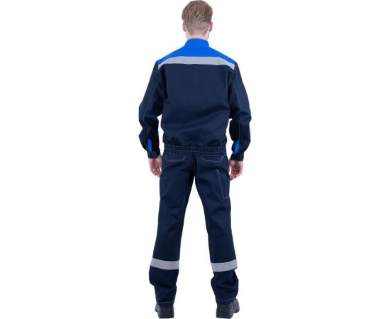 Летний костюм ГК Спецобъединение РАЦИОНАЛИЗАТОР темно-синий/васильковый Кос 016/96/182 – изображение 2