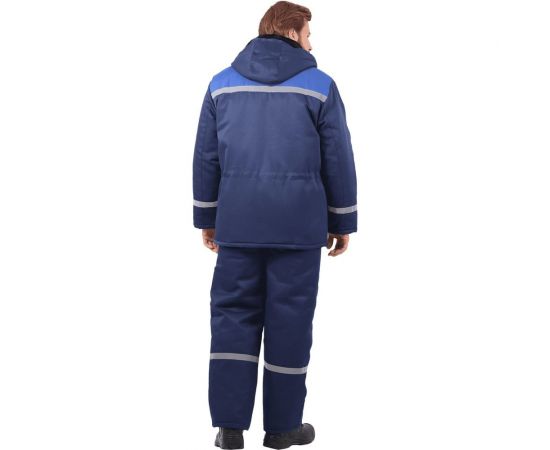 Утепленный костюм ГК Спецобъединение МЕТЕЛИЦА темно-синий/василёк, р. 104-108, рост 158-164 Кос 306/104/158 – изображение 3