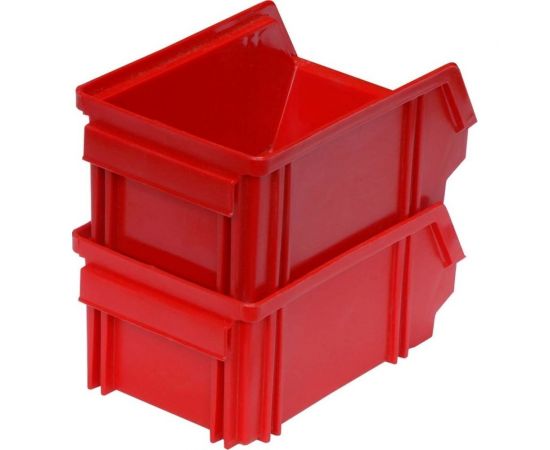 Лоток для склада ООО Комус 170 х 105 х 75 красный, сплошной 1028933 – изображение 3