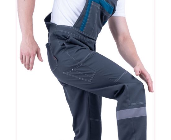 Летний костюм ГК Спецобъединение РАЦИОНАЛИЗАТОР серый/бирюзовый Кос 004/96/182 – изображение 4