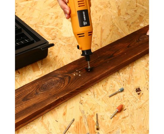 Электрические граверы DEKO DKRT и DKRT200 + набор аксессуаров 237 штук DEKO 063-1414 – изображение 4