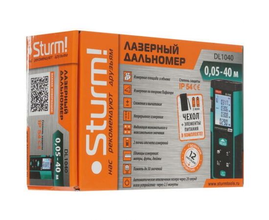 Лазерный дальномер Sturm DL1040 – изображение 5