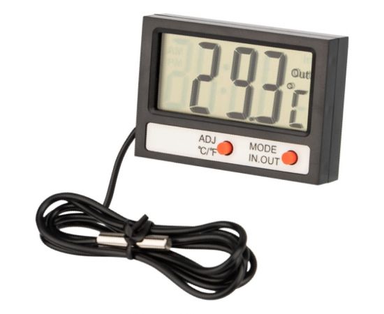 Электронный комнатно-уличный термометр с часами и выносным датчиком REXANT 70-0505 – изображение 5