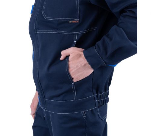 Летний костюм ГК Спецобъединение РАЦИОНАЛИЗАТОР темно-синий/васильковый Кос 016/96/182 – изображение 6