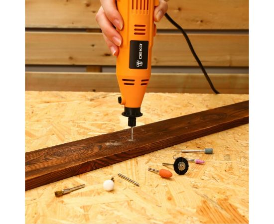 Электрические граверы DEKO DKRT и DKRT200 + набор аксессуаров 237 штук DEKO 063-1414 – изображение 6