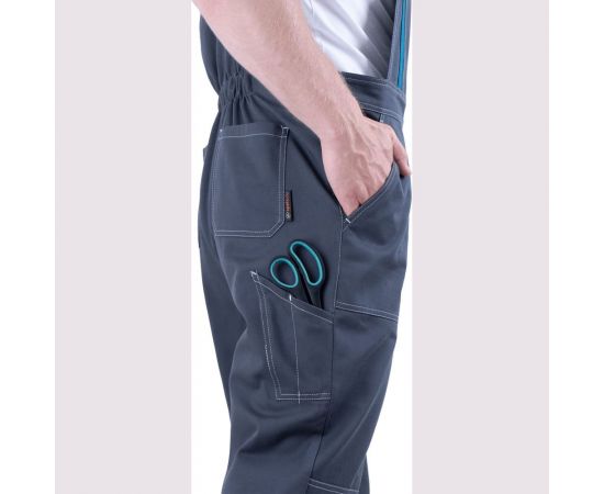 Летний костюм ГК Спецобъединение РАЦИОНАЛИЗАТОР серый/бирюзовый Кос 004/96/182 – изображение 6