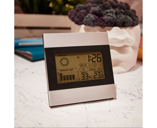 Комнатная метеостанция с памятью, часами и будильником REXANT 70-0501-4 – изображение 6