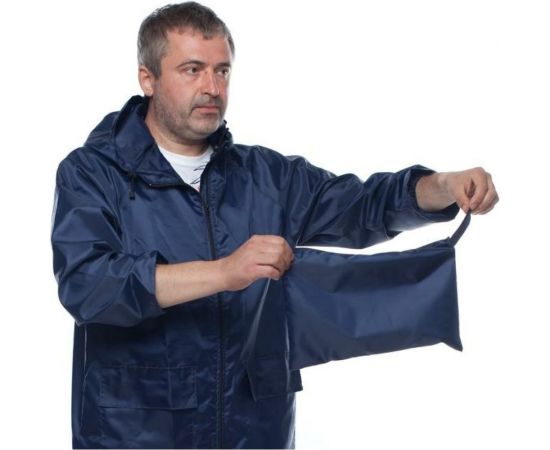 Влагозащитный облегченный плащ-дождевик БЕРТА 800-60-62, синий – изображение 6