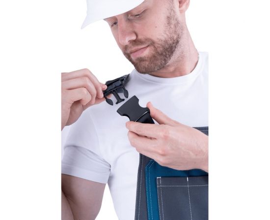 Летний костюм ГК Спецобъединение РАЦИОНАЛИЗАТОР серый/бирюзовый Кос 004/96/182 – изображение 7