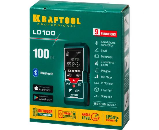 Дальномер Kraftool LD-100 34765 – изображение 9