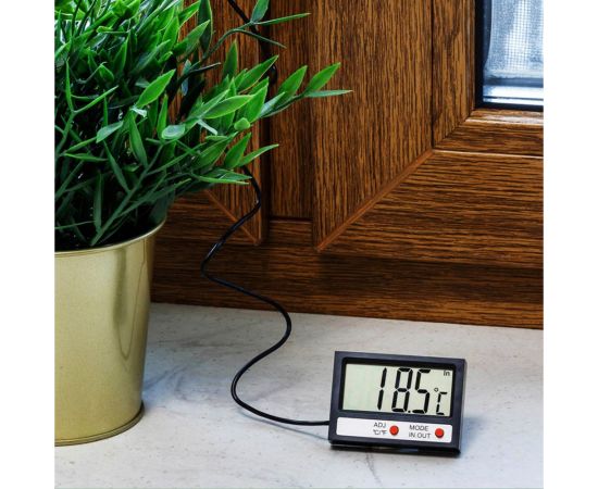 Электронный комнатно-уличный термометр с часами и выносным датчиком REXANT 70-0505 – изображение 9