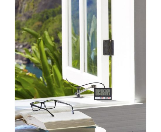 Электронный комнатно-уличный термометр с часами и выносным датчиком REXANT 70-0505 – изображение 10