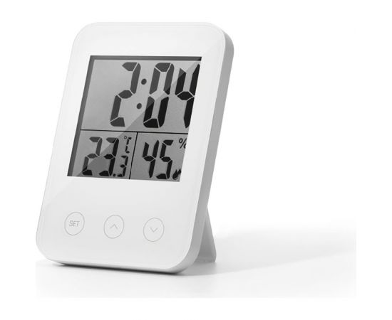 Комнатная метеостанция с часами и датчиком влажности Halsa HLS-E-101 