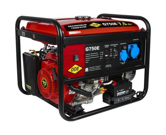 Бензиновый генератор DDE G750E 917-460 