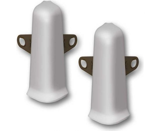 Наружный угол для плинтуса DECONIKA (85 мм; 036 Платиново-серый; 2 шт.) Д-П85-Нк-Ф2 036 ПЛТ СЕР 