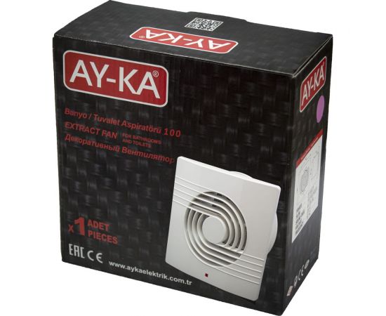 Вентилятор AY-KA диаметр 100 мм, с индикацией, белый 2510200 – изображение 2