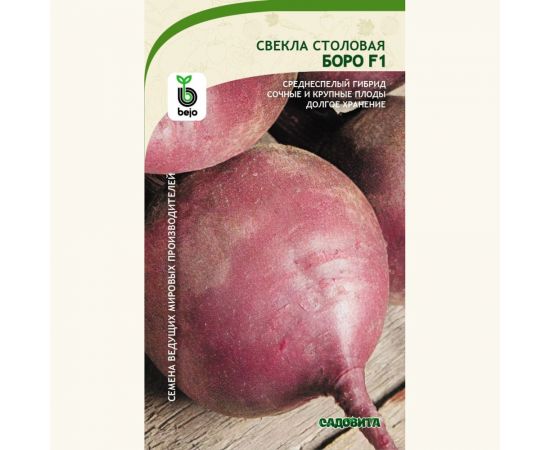 Семена САДОВИТА Свекла Боро F1 30 семечек 00140110 – изображение 2