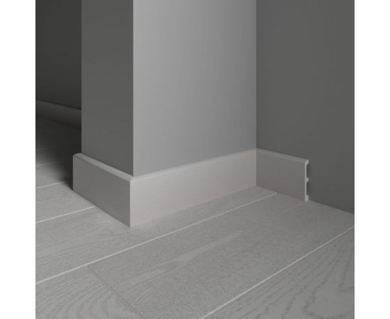 Плинтус напольный ударопрочный влагостойкий (капучино; 80Х13Х2400 мм) Decor-Dizayn 706-75 – изображение 3