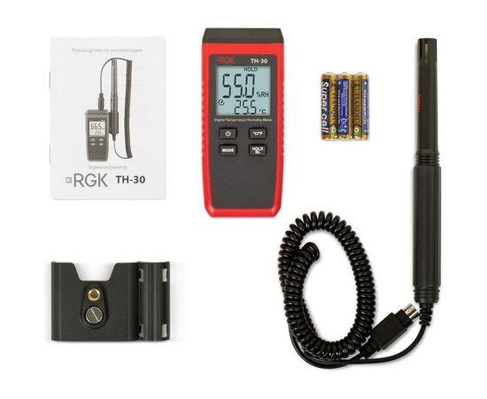 Термогигрометр RGK TH-30 с поверкой 778626 – изображение 3