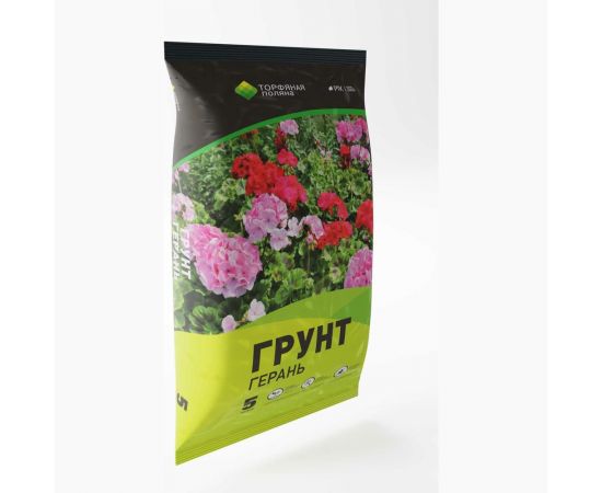 Почвенный грунт Торфяная поляна Герань 5 л 00-00000657 – изображение 3