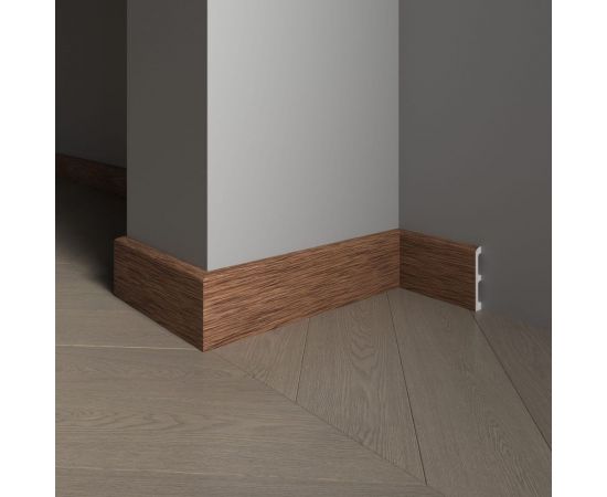 Плинтус напольный ударопрочный влагостойкий (вишня; 80Х13Х2400 мм) Decor-Dizayn 706-83SH – изображение 3