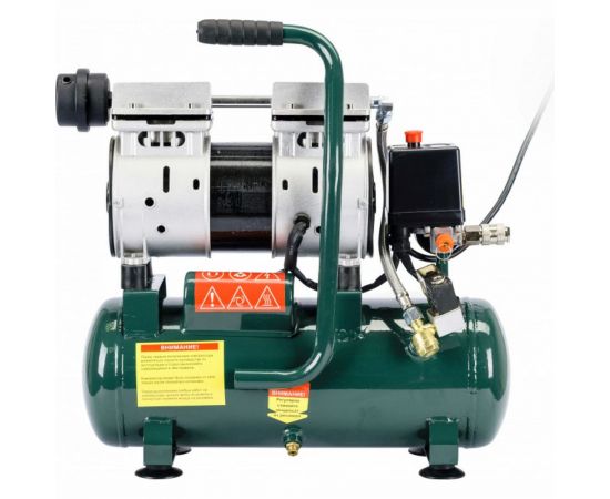 Поршневой безмасляный компрессор FAVOURITE 1,1кВт, 10л, 120л/мин AC 1011NV – изображение 3