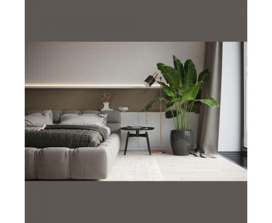 Стеновой молдинг (панель) Decor-Dizayn ""Грани"" ударопрочная, влагостойкая, под покраску 150Х10Х2000мм DD903 – изображение 4