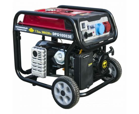 Трехфазный бензиновый генератор DDE DPG10553E – изображение 4