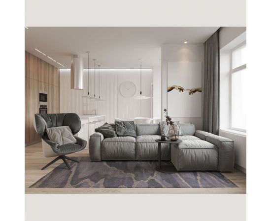 Стеновой молдинг (панель) Decor-Dizayn ""Грани"" ударопрочная, влагостойкая, под покраску 150Х10Х2000мм DD903 – изображение 5